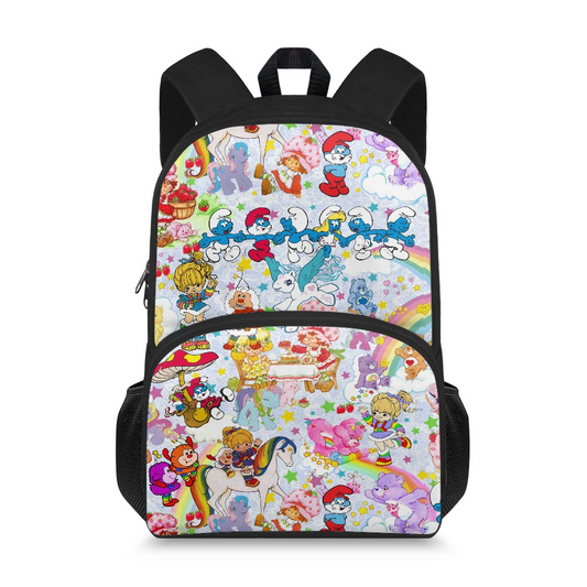 80s Cartoon Bookbag - Preorder - ETA Early Aug. 2024