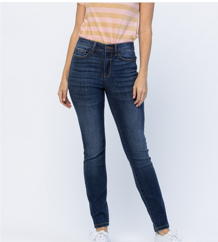 Judy Blue HI-RISE CLEAN RELAXED FIT  Jeans - Preorder - Closing 5/26 - ETA late June