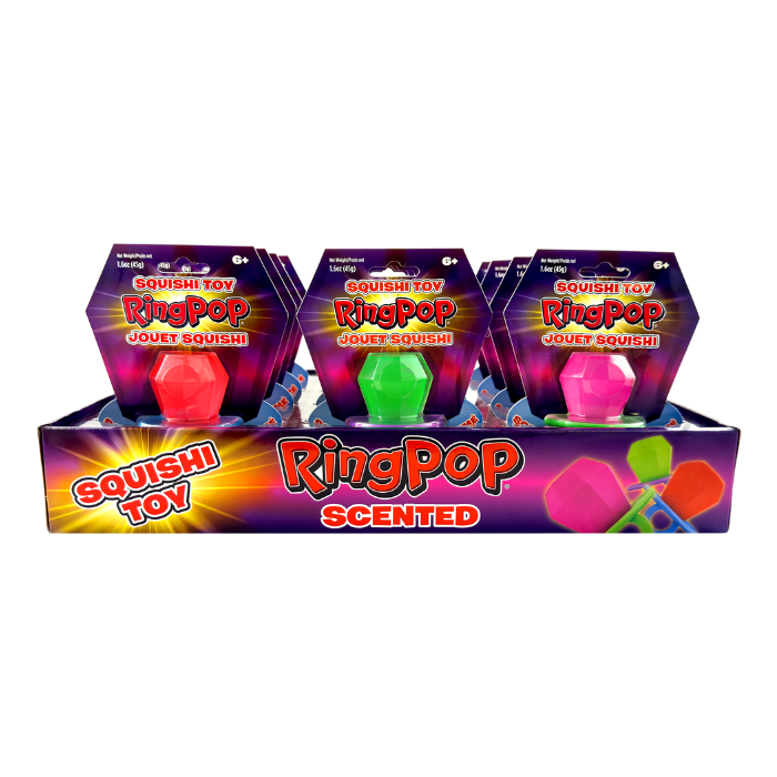 Licensed  Ring Pop Squishi Toy- Preorder - ETA Aug to Sept.