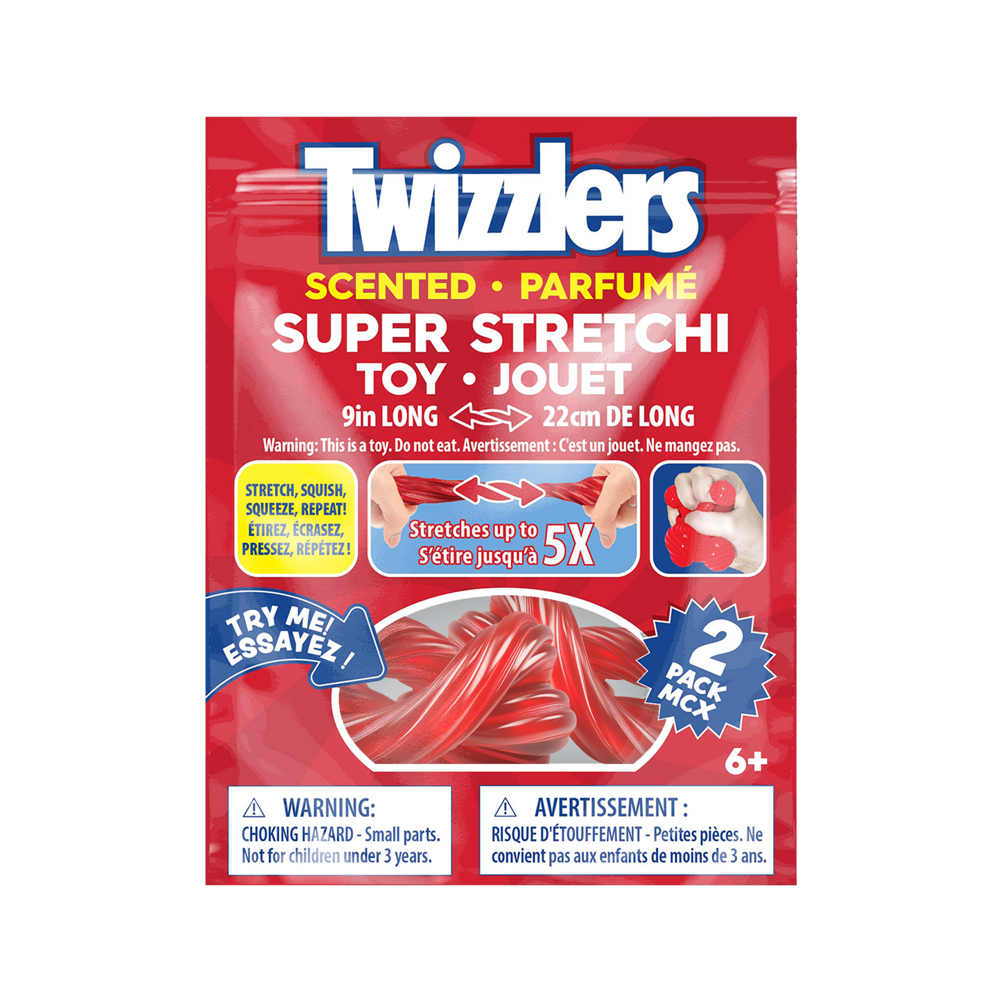 TWIZZLERS SCENTED SQUISHI TOY 3 PACK - Preorder - ETA Oct - Nov.