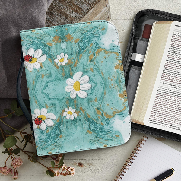 Watercolor Daisies Journal / Bible Cover- Preorder - Closing 7/18 - ETA Mid August