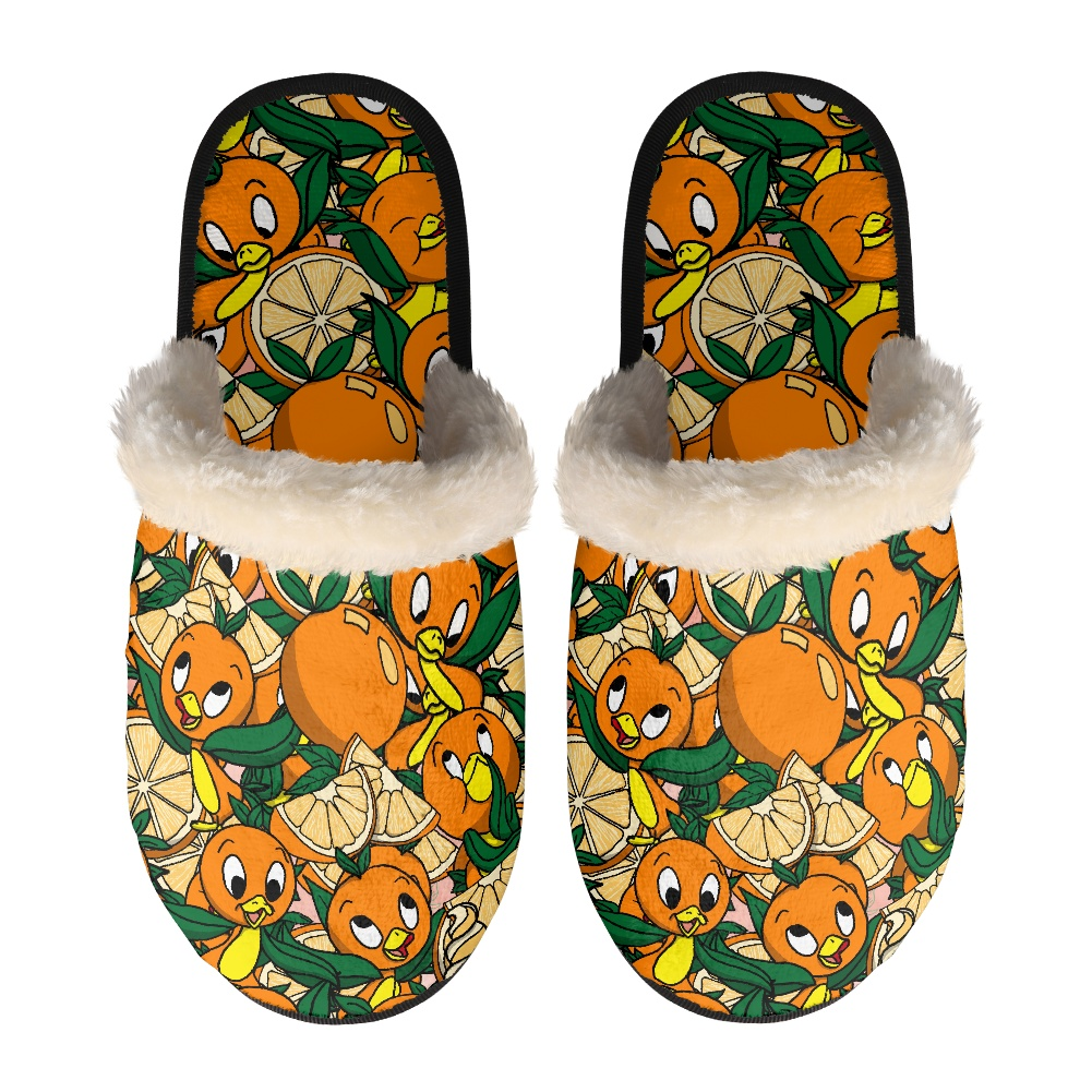 Orange Bird Slippers (no heel)