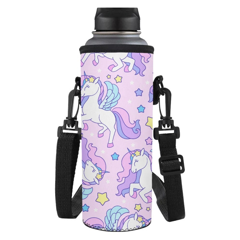 Unicorn Water Bottle Carrier Bag- - Preorder - ETA Early Aug. 2024