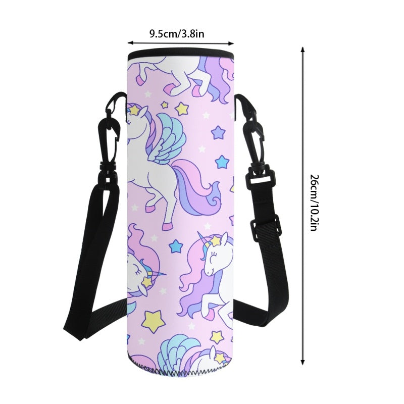 Unicorn Water Bottle Carrier Bag- - Preorder - ETA Early Aug. 2024