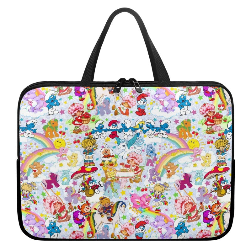 80s Cartoons Laptop Case - Preorder - ETA Early Aug. 2024