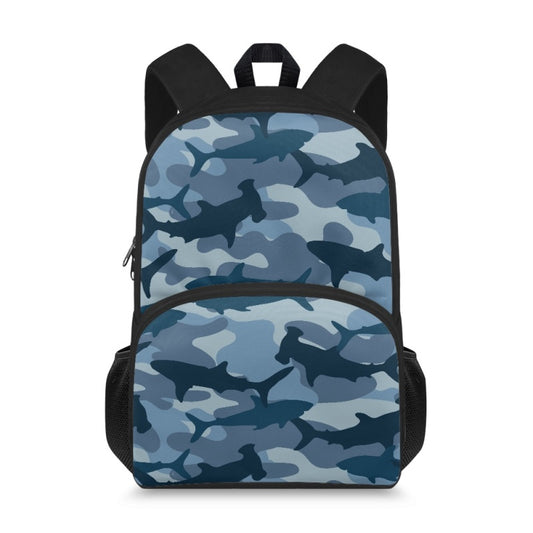 Shark Camo Bookbag - Preorder - ETA Early Aug. 2024