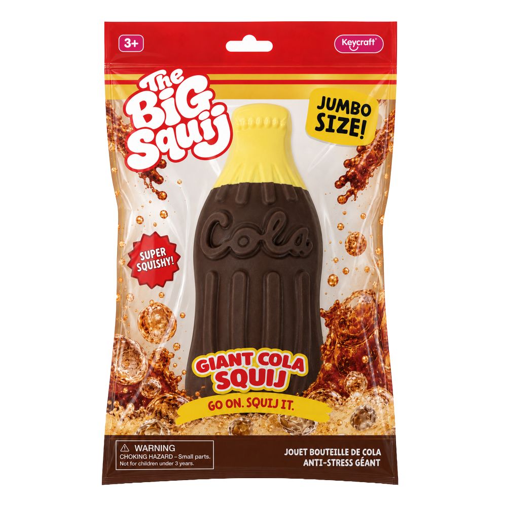 The Big Squij Cola Bottle Slow-Rise Squishy Toy-  Preorder - ETA Late Nov. 2026