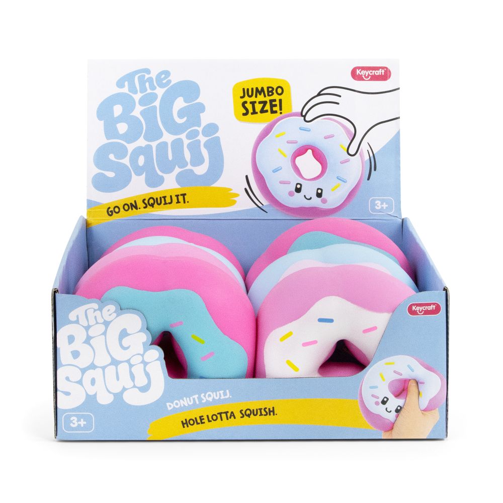 The Big Squij Donut Slow-Rise Squishy Toy-  Preorder - ETA Late Dec 2026