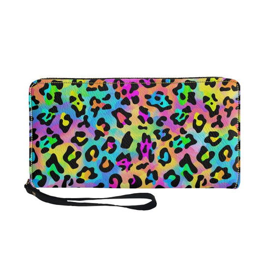 Rainbow Leopard Wallet -