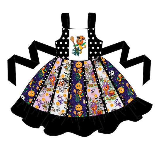 OB Halloween Twirl Girl's Dress  - Preorder- ETA Late Aug