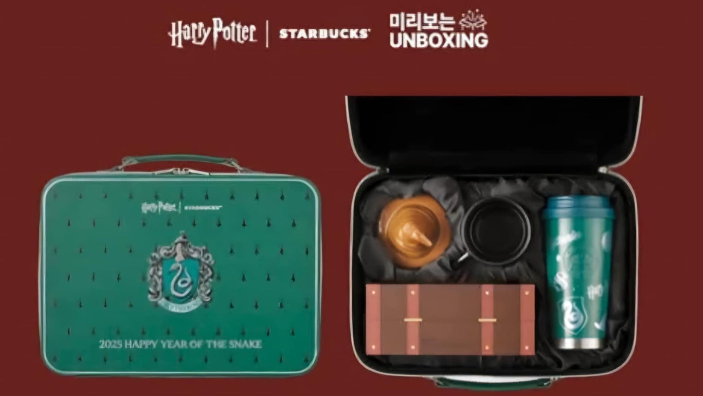 Starbucks Korea 2025 Limited Edition Harry Potter Slytherin New Year Set
 - Year of the Snake