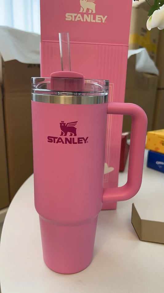 Authentic Pink Valentine Stanley Tumbler, 30 ounce - China Release