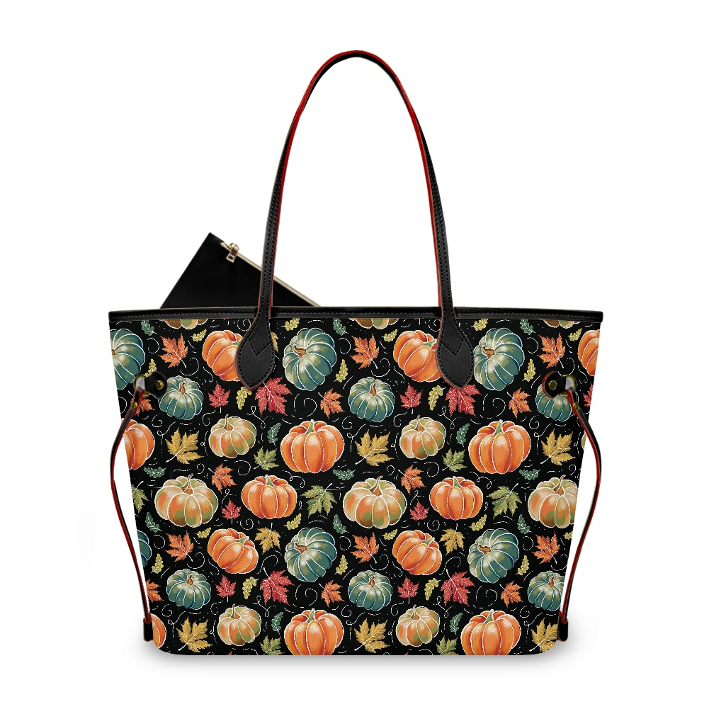 Fall Pumpkins Neverfull Purse - Preorder - Closing 9/5 - ETA of early Oct.