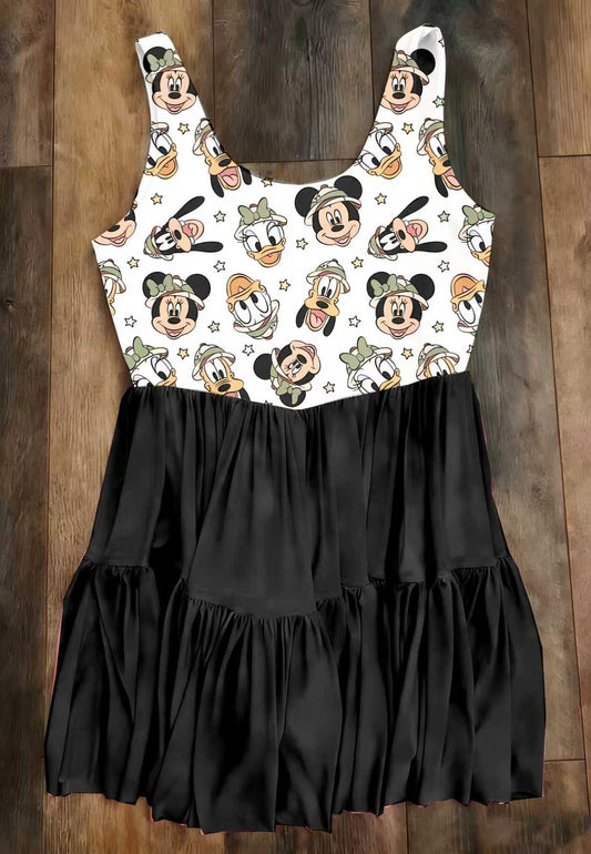 Kid's Safari Fab Five Mesh Dress w/ Shorts Underneath- Preorder  - ETA early April