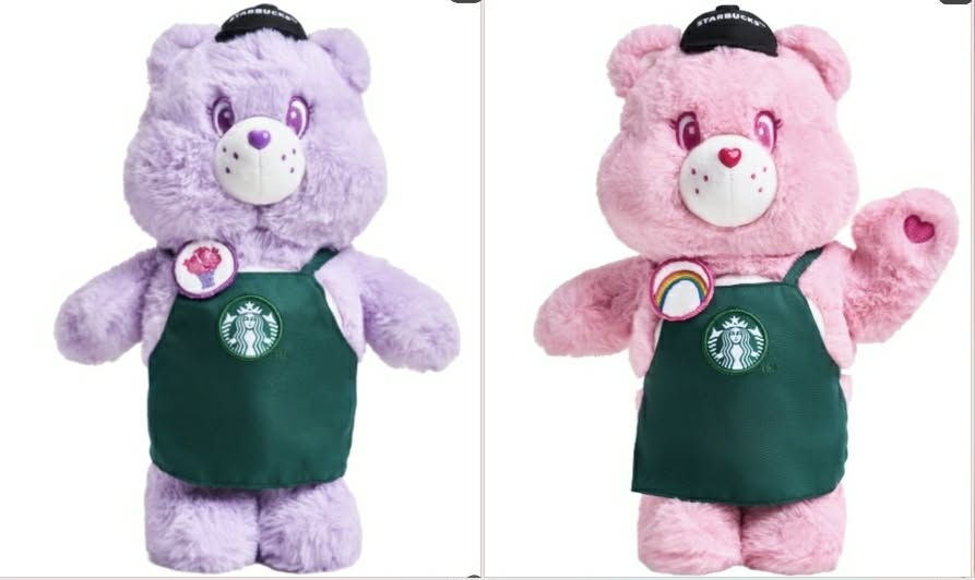 Starbucks Carebear Plush Taiwan - AUTHENTIC - Preorder