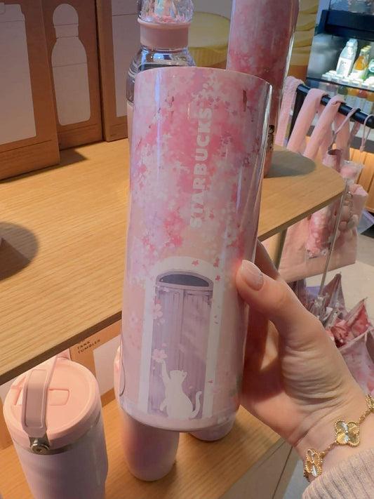 Starbucks Korea Sakura Cat Tumbler