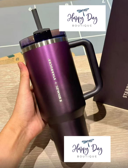 Stanley Starbucks Halloween Black Purple China  Exclusive - PREORDER