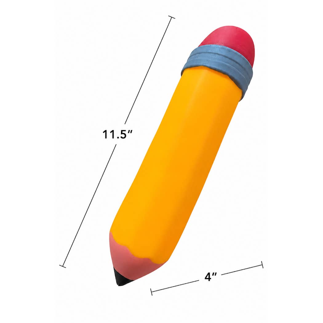 Jumbo Squishy Pencil Sensory Toy -  Preorder - ETA Late Sept.
