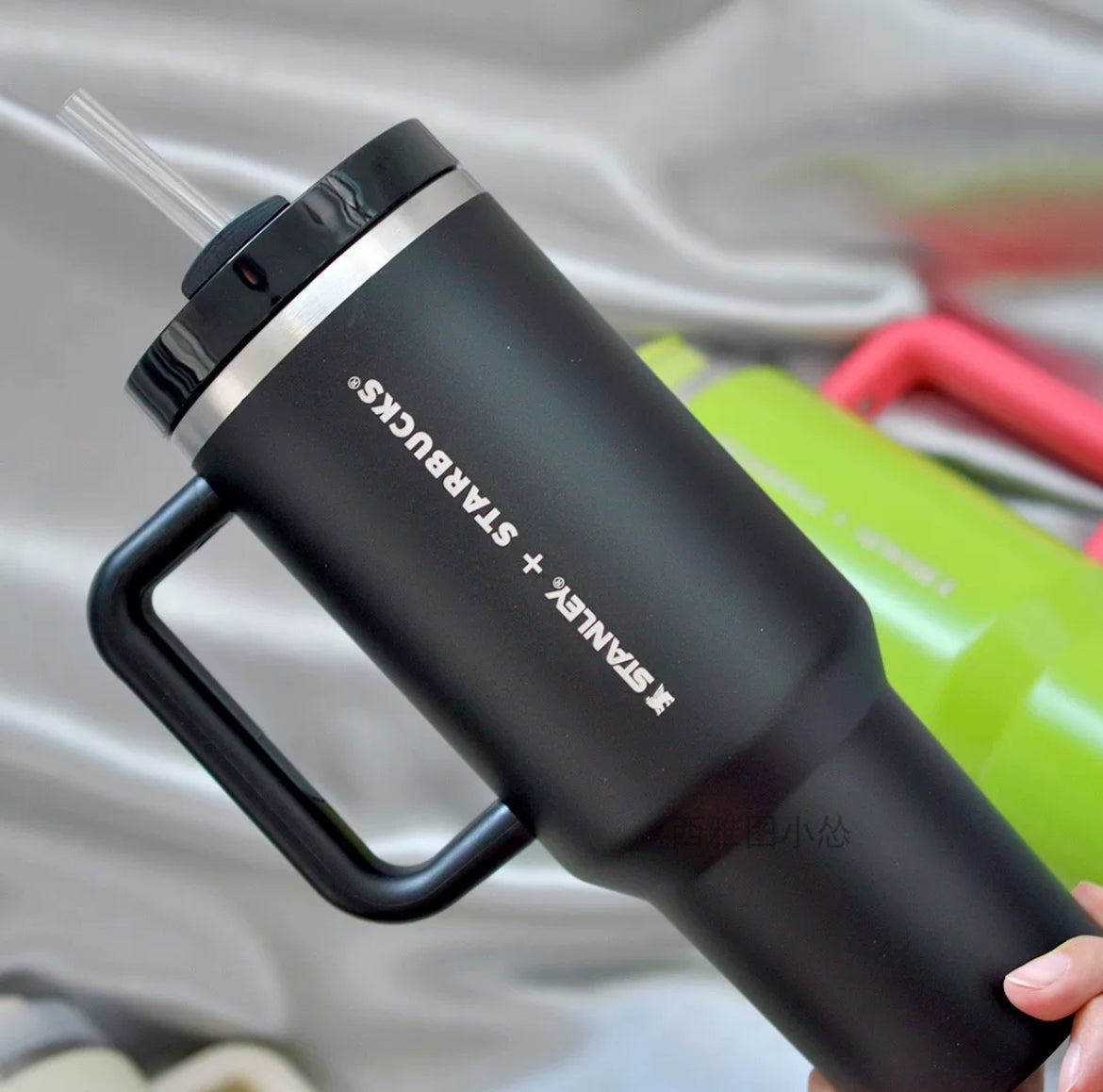 Authentic Starbucks Stanley 40 ounce Black Quencher Tumbler - 2 week TAT