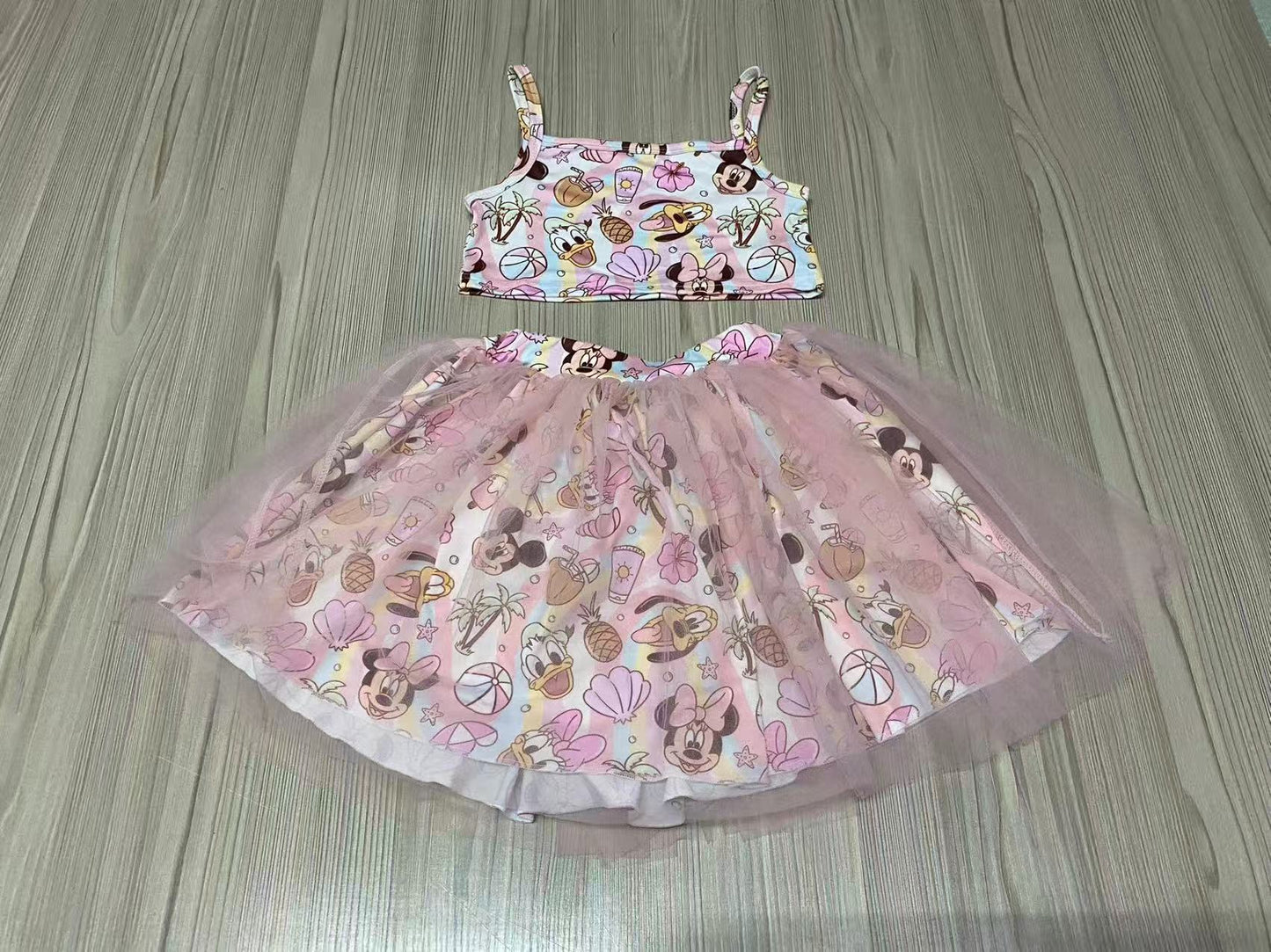Fab Five Summer Tutu Outfit - Preorder - ETA is early May