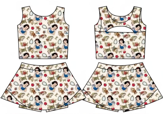 Adult's Snow White Yoga Set - Preorder - ETA is Mid July