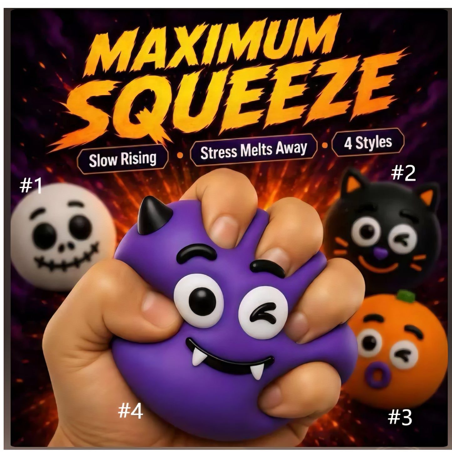 Halloween Funny Smush Faces