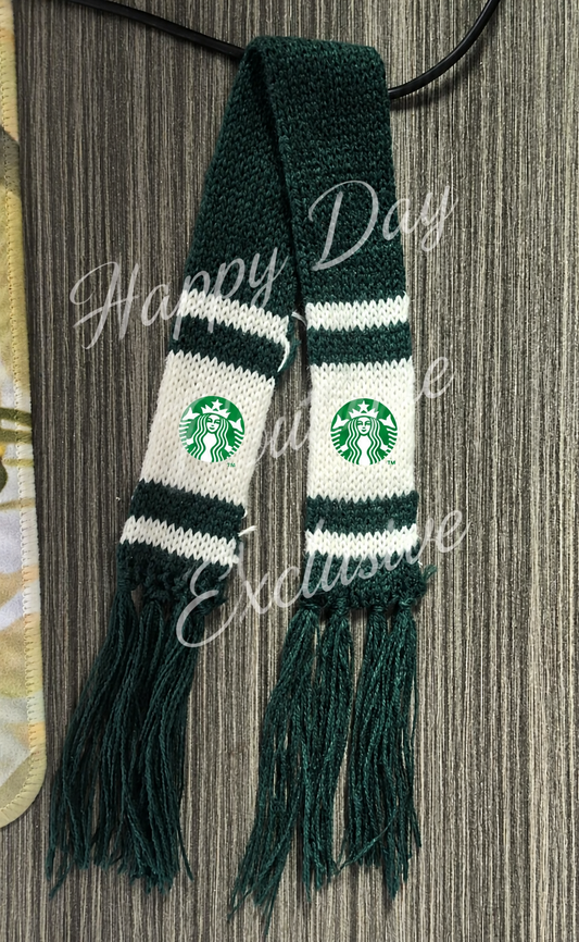 Starbucks Soccer Scarf for Bearista Glass Cups -  Preorder