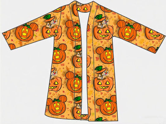 Pumpkin Mouse Kids Cardigan - Preorder - ETA Late September