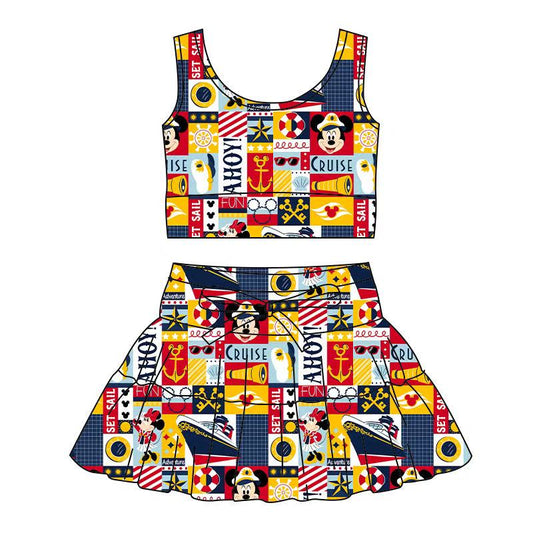 Adult Mouse Cruise Skort Set Preorder- ETA is late March