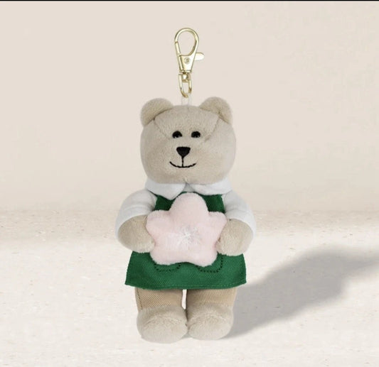 Starbucks Sakura Bear Keychain 2026