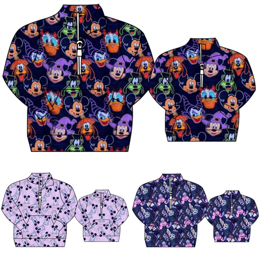 Kid's Magical Halloween 1/4 Zip Jackets - Preorder - ETA is Sept July