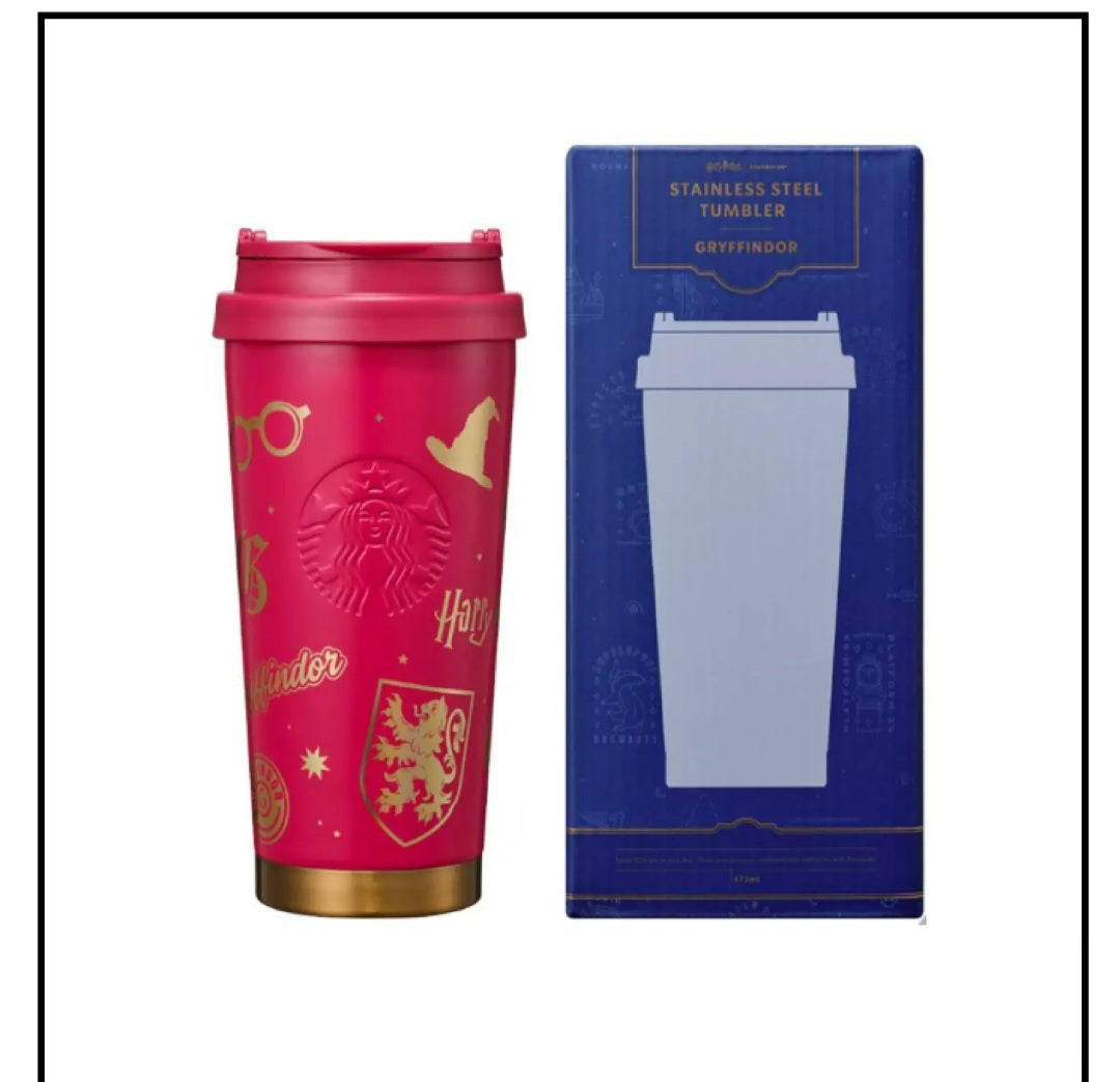 Starbucks Korea 2025 Harry Potter Hogwarts Elma Tumbler