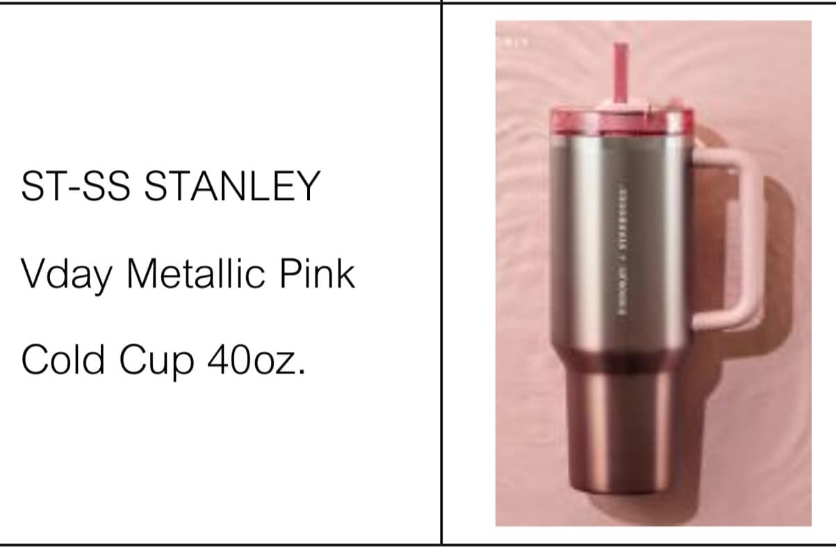 Stanley Starbucks Taiwan Valentine 2025 PREORDER- ETA late Jan