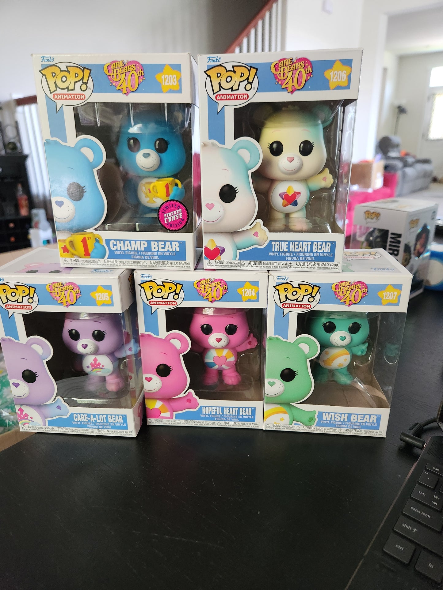 FUNKO POP CARE BEAR LOT of 5