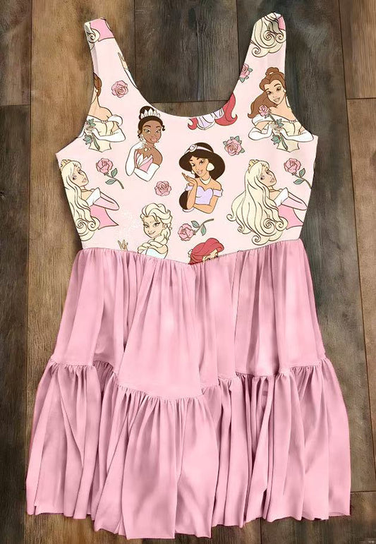 Kid's Princess Mesh Dress w/ Shorts Underneath- Preorder  - ETA early April