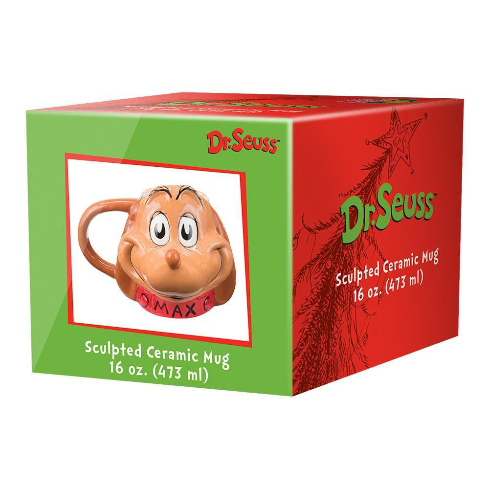 DR. SEUSS THE GRINCH Max 16 OZ. SCULPTED CERAMIC MUG