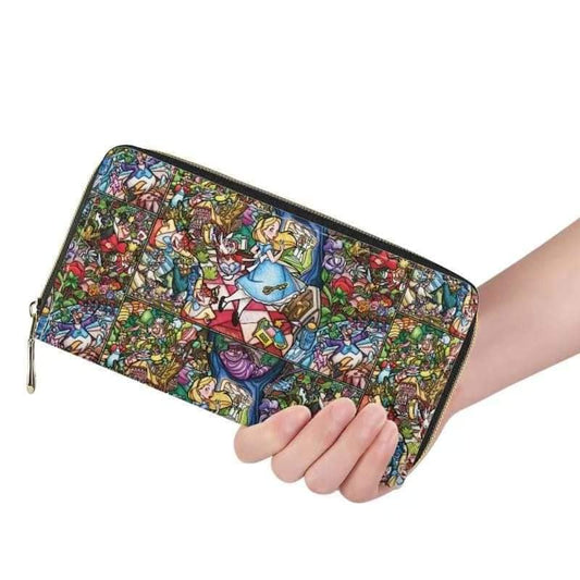 Stained Glass Alice Wallet - Preorder