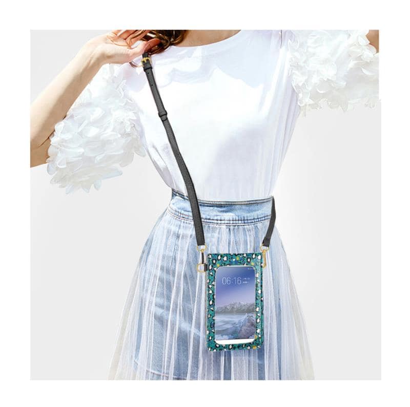 Floral stripes Phone Crossbody Bag Preorder - Closing 5/5 - ETA Early June