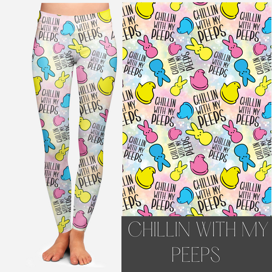 Chillin With My Peeps Leggings