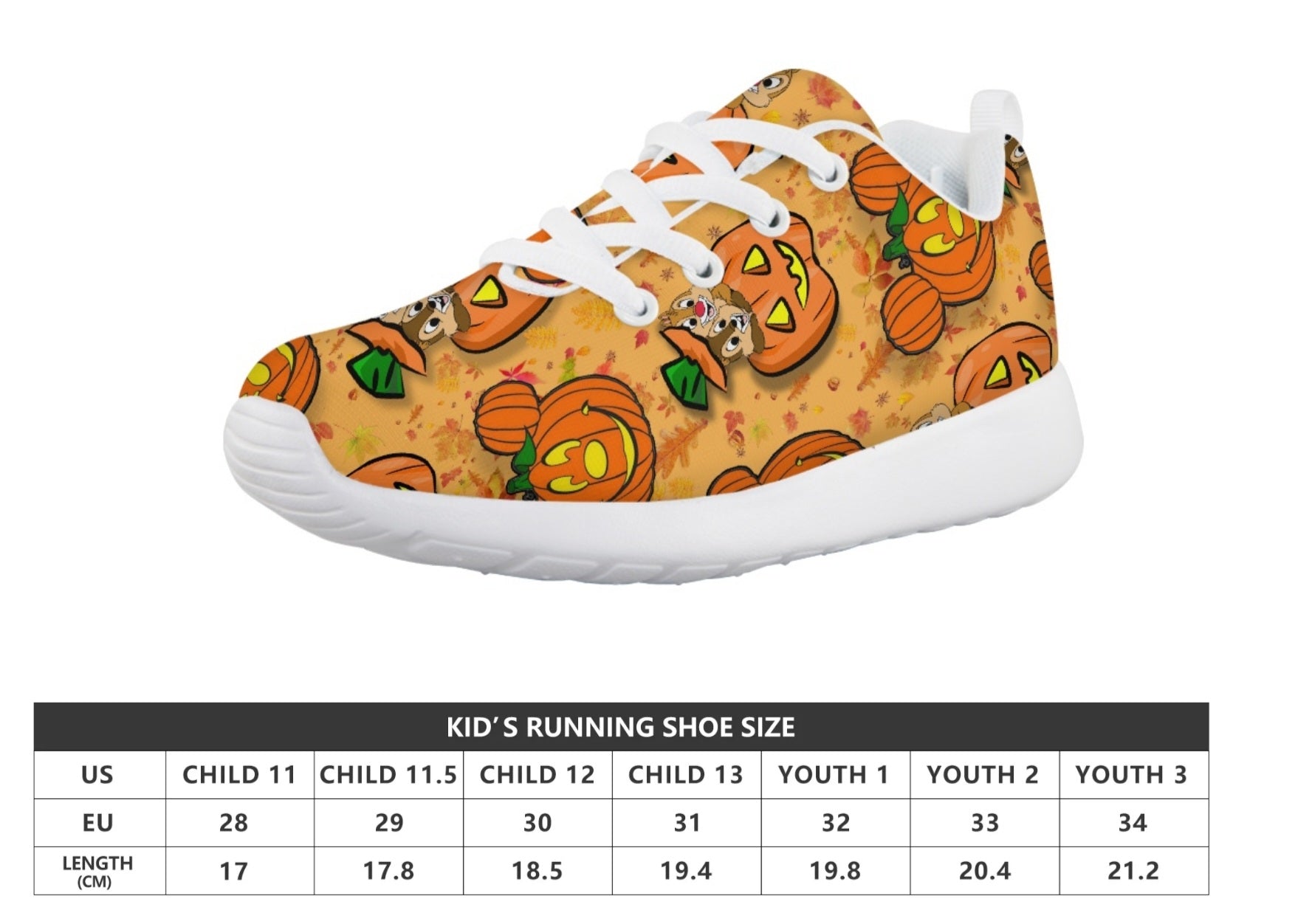 Pumpkin Lanterns Kid's Shoes - Preorder