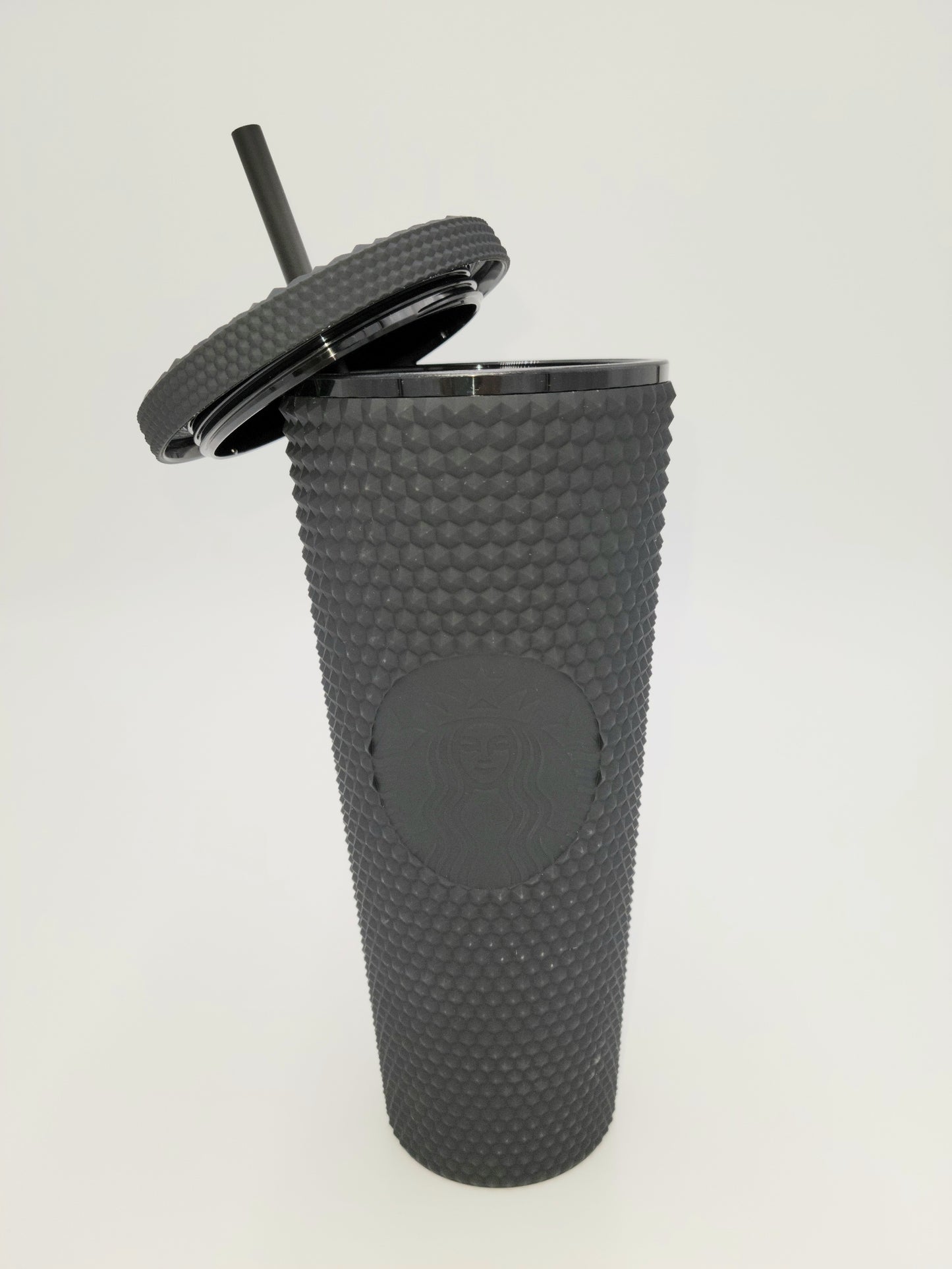 Solid Black.Studded Starbucks  Cup
