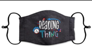 Reading is my thing Seuss Mask