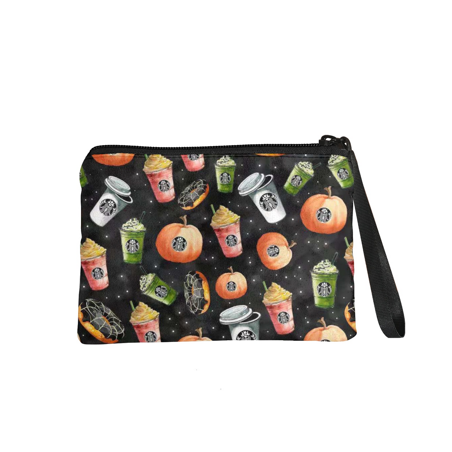 Donuts & Coffee Halloween Wristlet Preorder-Preorder - Closing 9/8 - ETA early Oct.