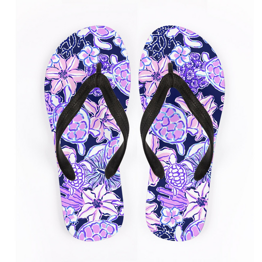 Tropical Turtles Flip Flops Preorder - Closing 3/28 - ETA early May