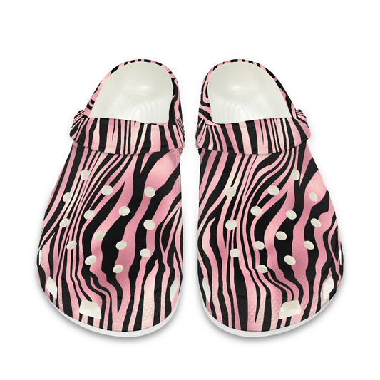 Pink Zebra Clogs Preorder