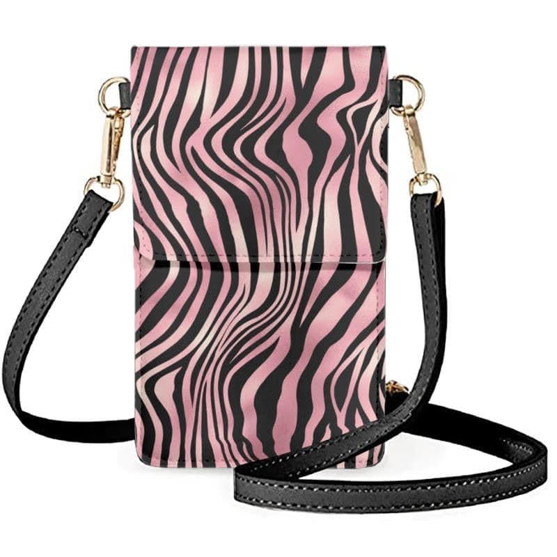 Pink zebra Phone Crossbody Bag Preorder - Closing 5/5 - ETA Early June