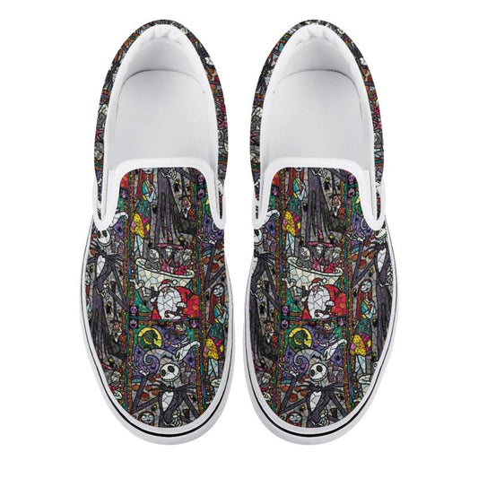 Stained Glass NBC Canvas Tennis Shoes - Preorder