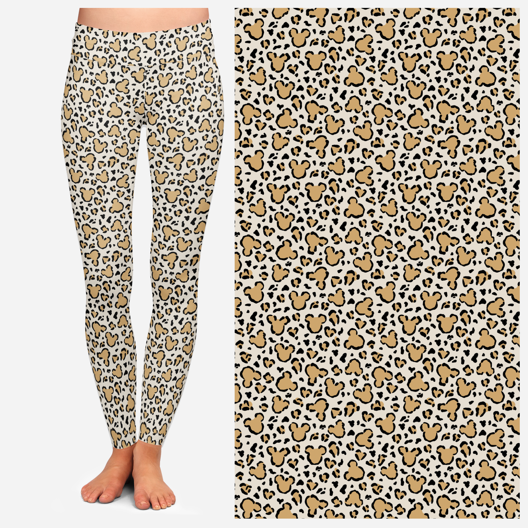 Leopard Mouse Leggings - Preorder