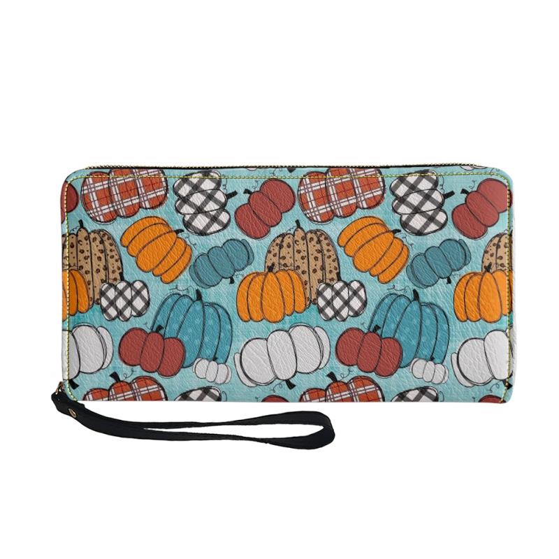 Plaid Pumpkins Wallet - Preorder
