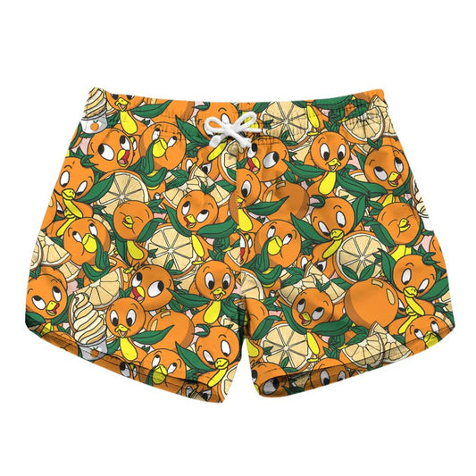 Orange Bird Shorts